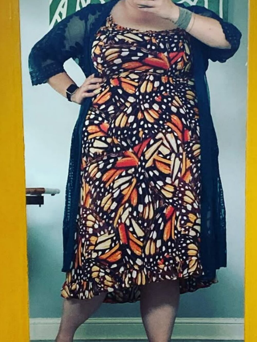 Butterfly Designed Dress